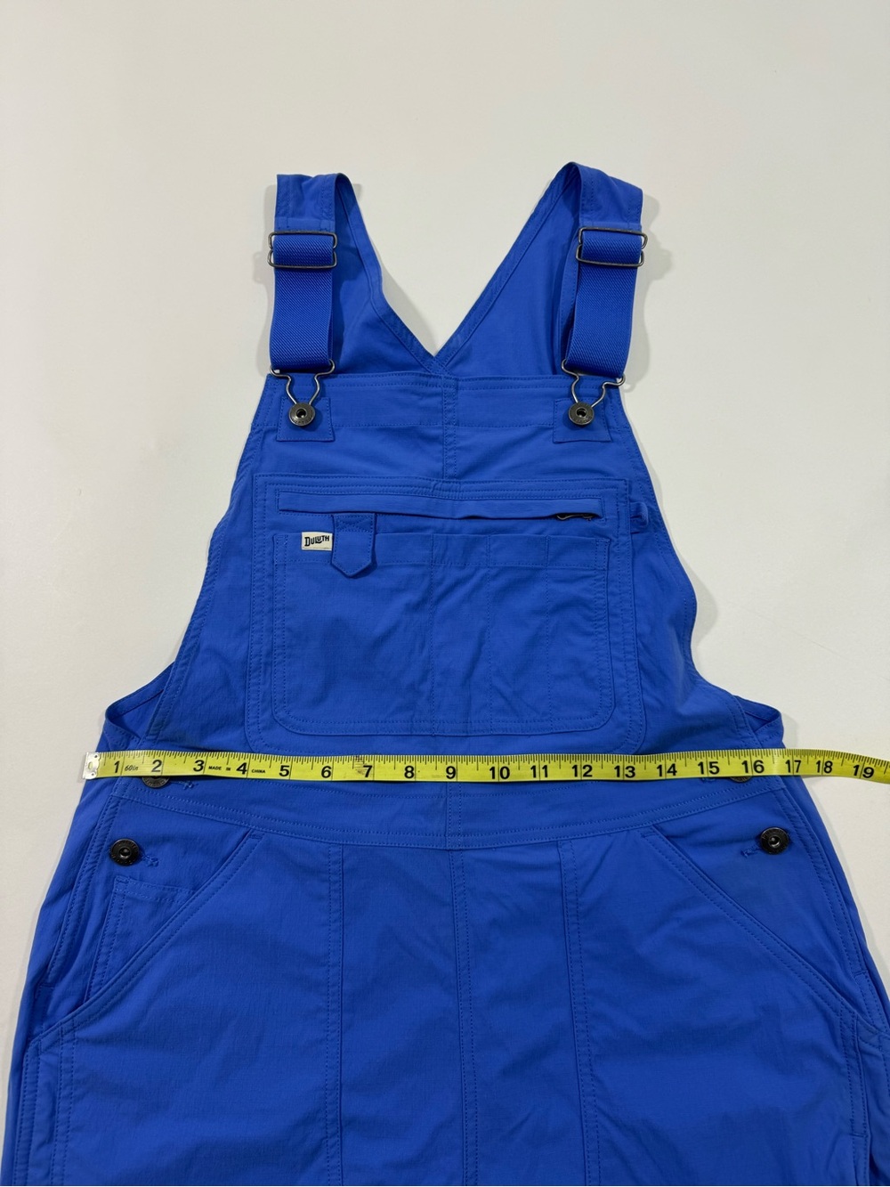 Duluth Gardening Short Overalls Blue - Picture 7 of 8